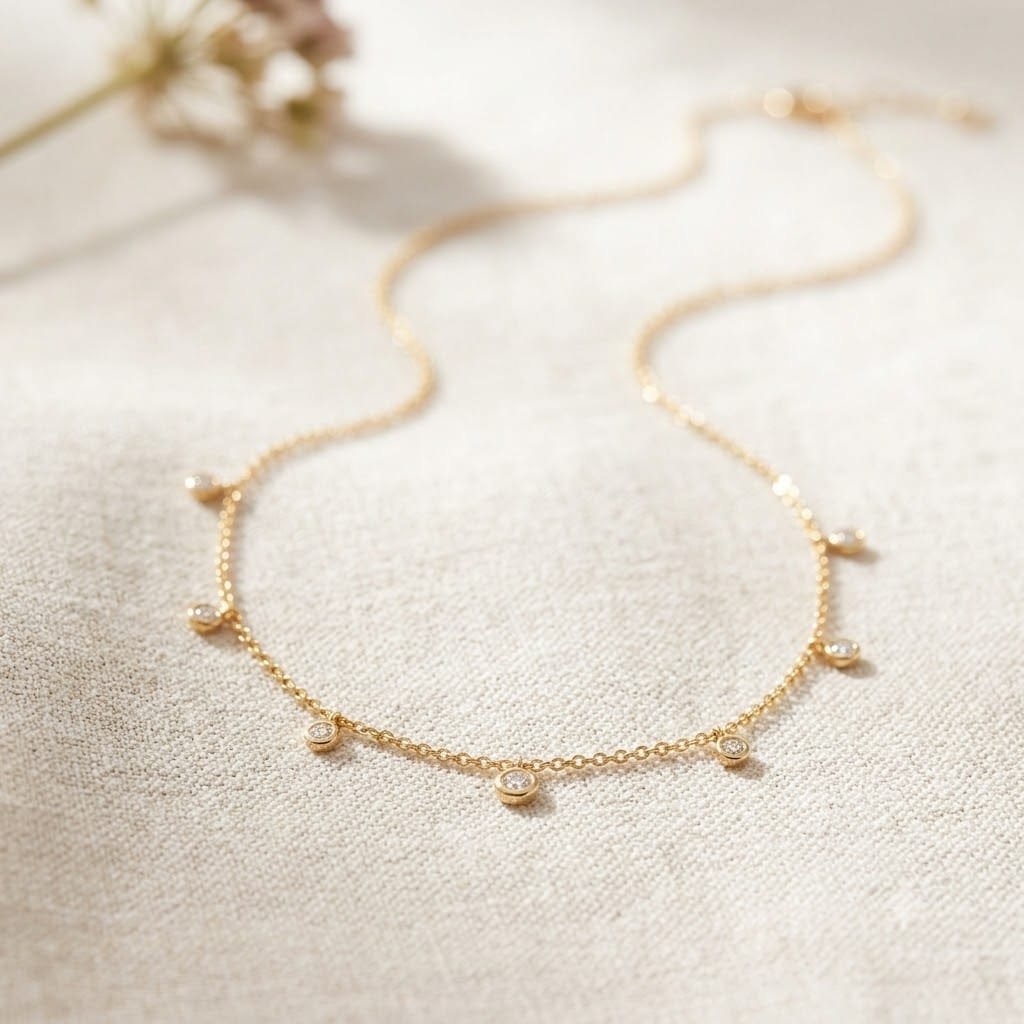 Crystal Drop Necklace