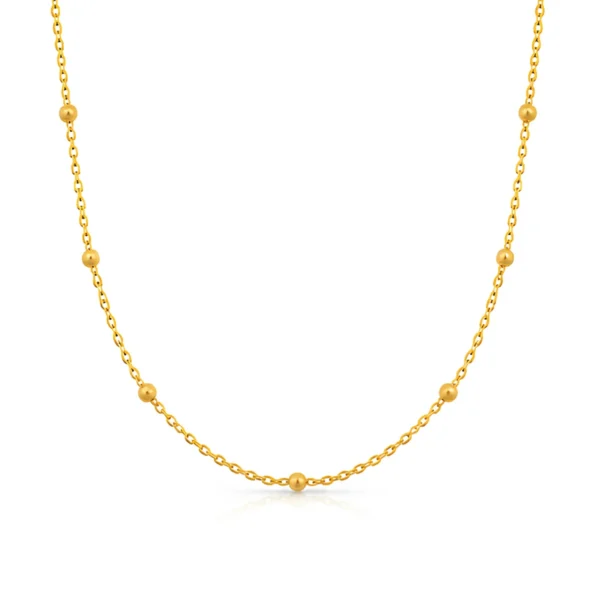 Golden Bead Elegance Chain