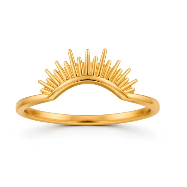 Sunburst Radiance Ring