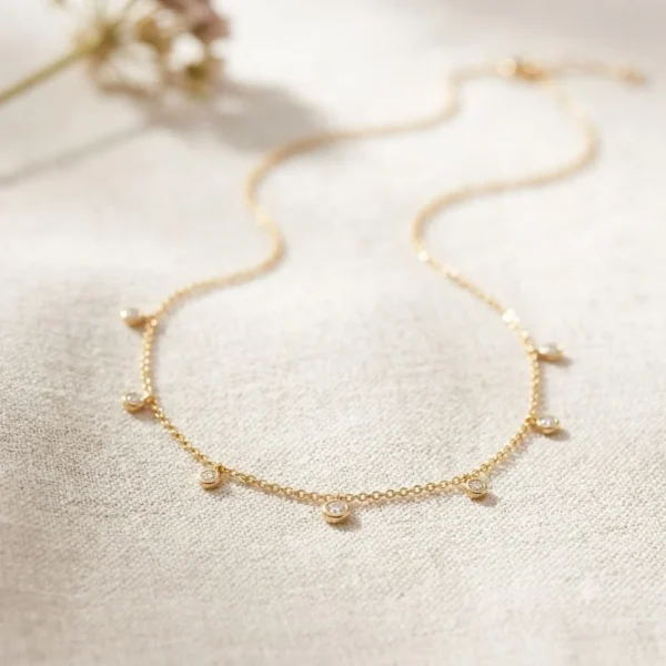 Crystal Drop Necklace