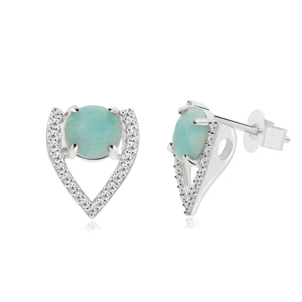 Emrald Glow Studs
