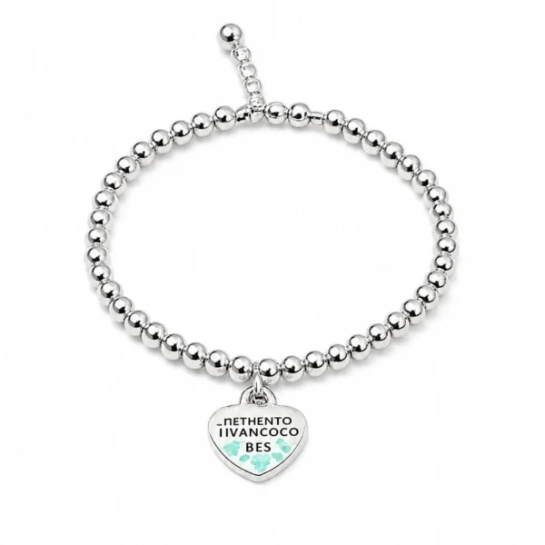 925 Sterling Silver Everyday Heart Braclet