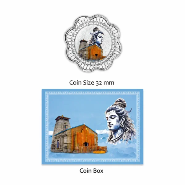 1 GRAM SILVER COIN BOX – SHIV JI